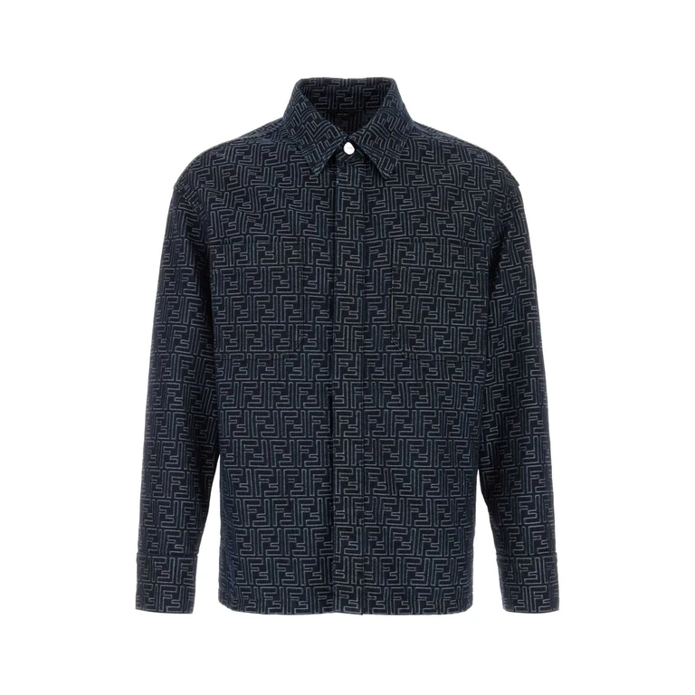 Fendi Overshirt Denim Ff