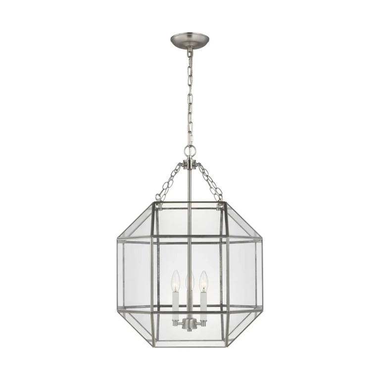 Morrison 3-Light Pendant Light in Brushed Nickel