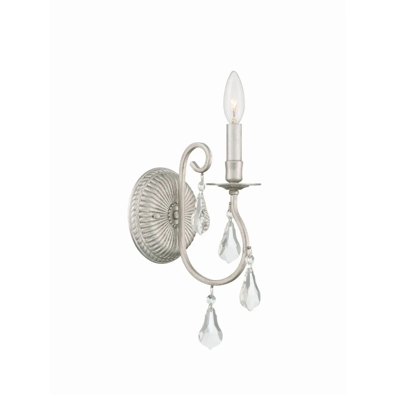 Olde Silver One Light Wall Sconce from the Ashton Collection