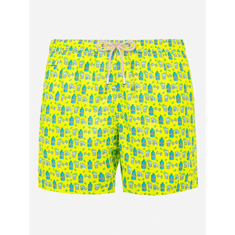 MC2 Saint Barth Lighting Gin And Gym Print Swim Shorts