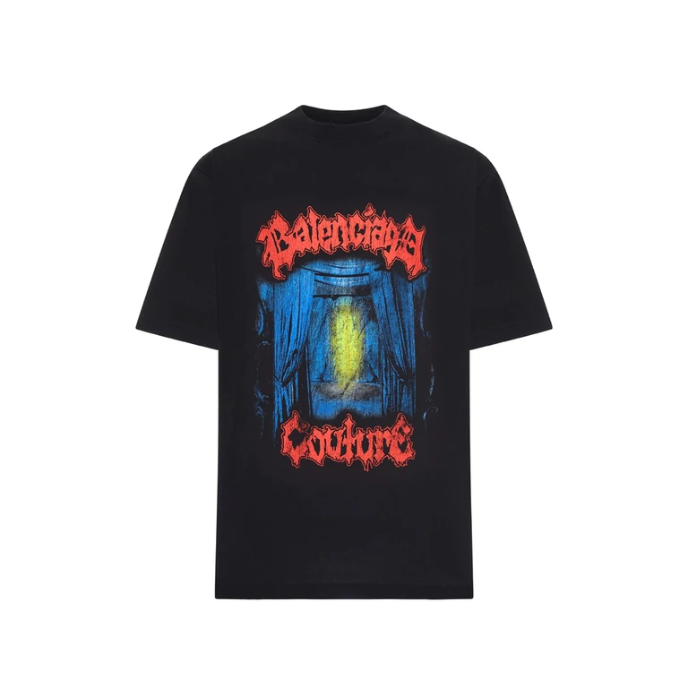 Balenciaga Printed Short-sleeve T-shirt