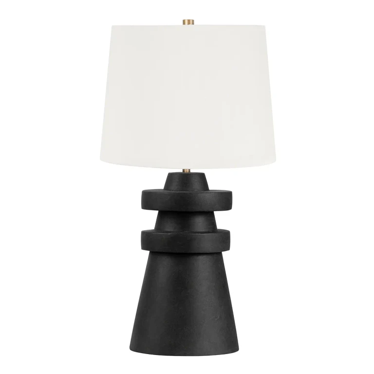 Patina Brass One Light Table Lamp from the Grover Collection