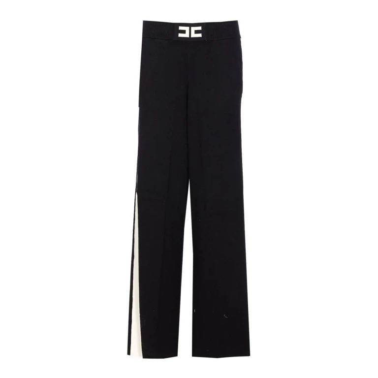 Elisabetta Franchi Pantalons Décontractés - Noir