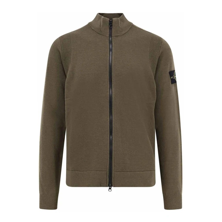 Stone Island Cardigan - Vert
