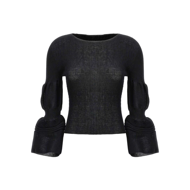 Pleats Please Issey Miyake Top - Noir