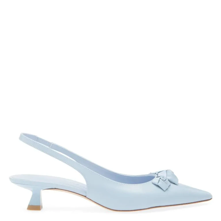 Stuart Weitzman Rosie 35 Leather Slingbacks