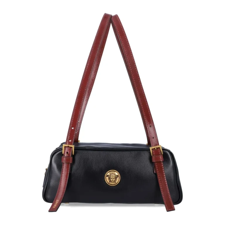 Versace Emblème Nappa Bowling Bag