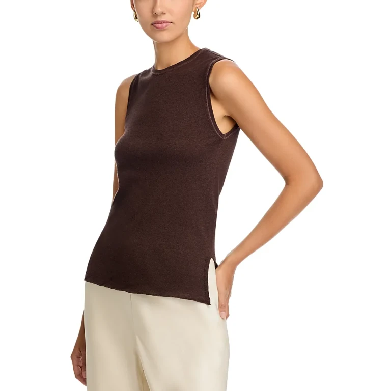 Majestic Filatures Crewneck Sleeveless Top