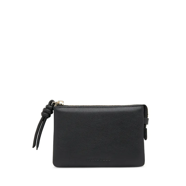 Whistles Knotted Zip Pull Purse