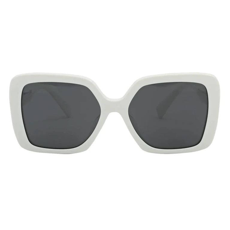 Miu Miu Dark Gray Square Ladies Sunglasses MU 10YS 1425S0 56