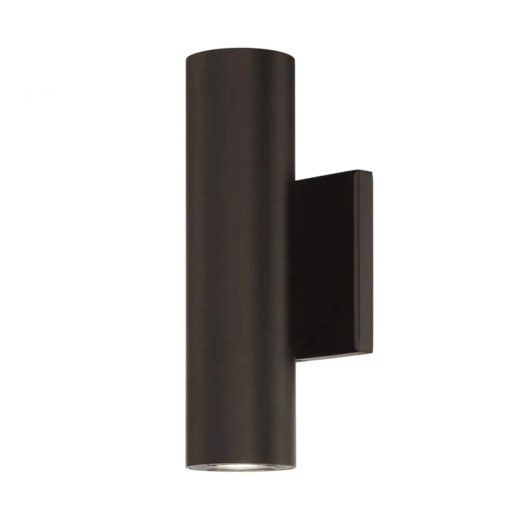 WAC Lighting Caliber 1-Light LED Outdoor Wall Light in Bronze - WS-W36610-BZ