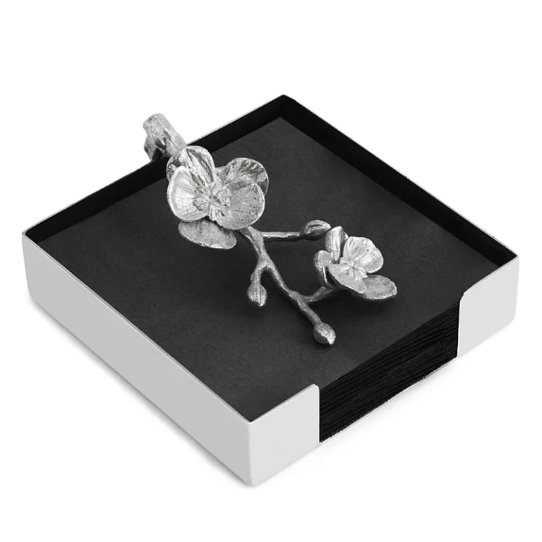 Michael Aram White Orchid Napkin Holder