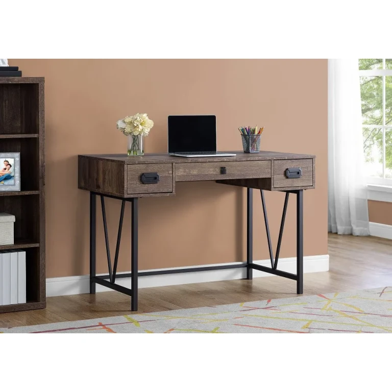 Brown Reclaimed 48 Inch Wood Computer Desk