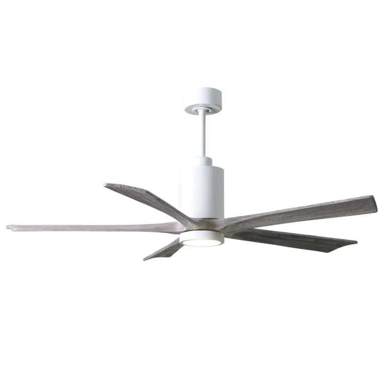 Matthews Patricia 60" Indoor Ceiling Fan in Gloss White