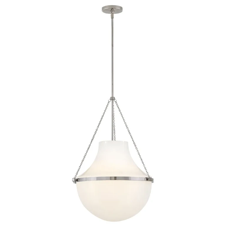 Polished Nickel LED Pendant from the Collins Collection