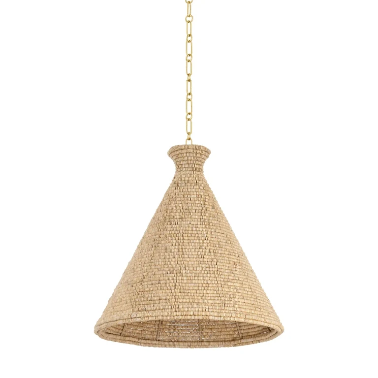 Vintage Gold Leaf Pendant from the Tallman Collection