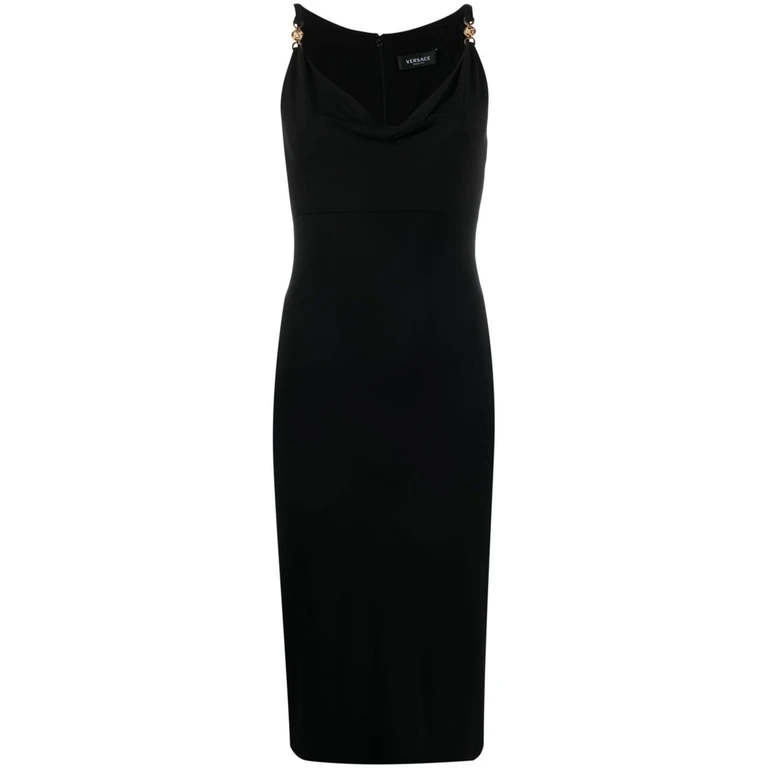 Versace Dress Black Abito - Women