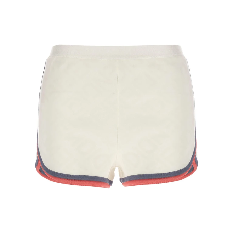 Fendi Mirror Effect Logo Shorts