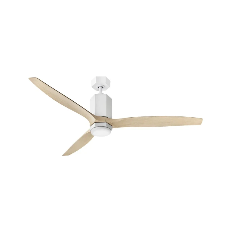 Matte White 60" Ceiling Fan from the Facet Collection