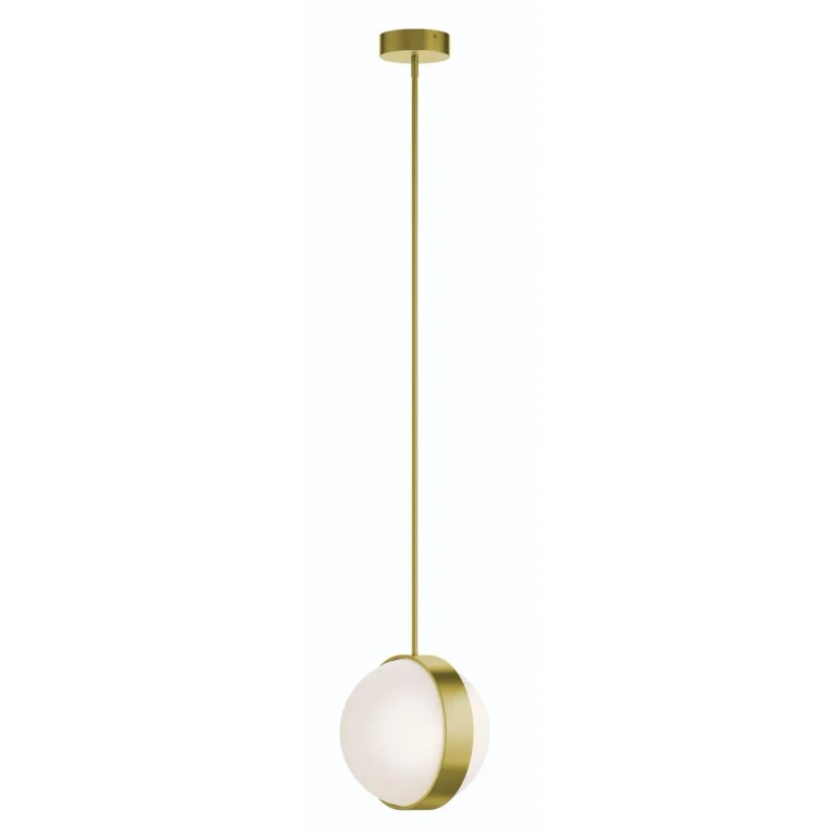 Light Antique Brass LED Pendant from the Verona Collection