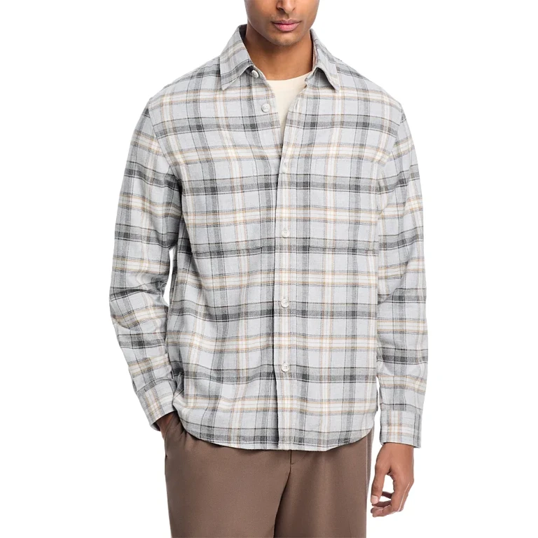 Boss Roan Kent Slim Fit Button-Front Performance Shirt