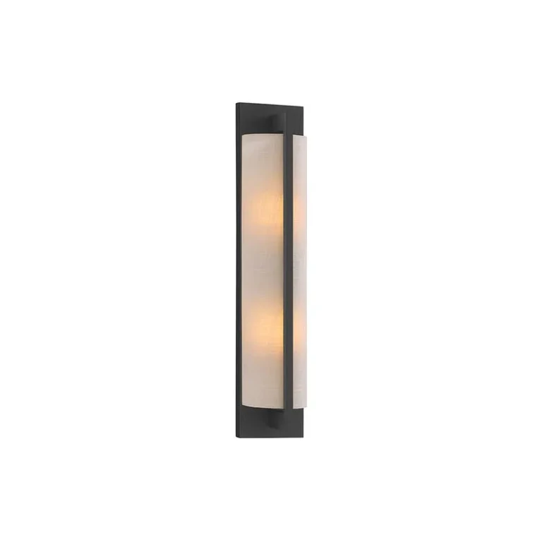 Carver 2-Light Wall Sconce in Matte Black