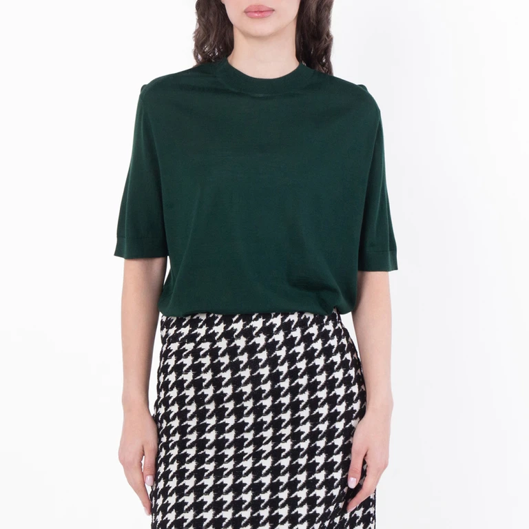 Burberry Crew-Neck Wool T-Shirt