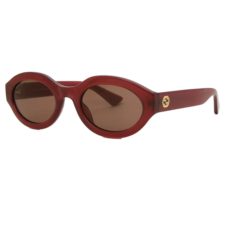 Gucci Brown Oval Ladies Sunglasses GG1579S 004 53