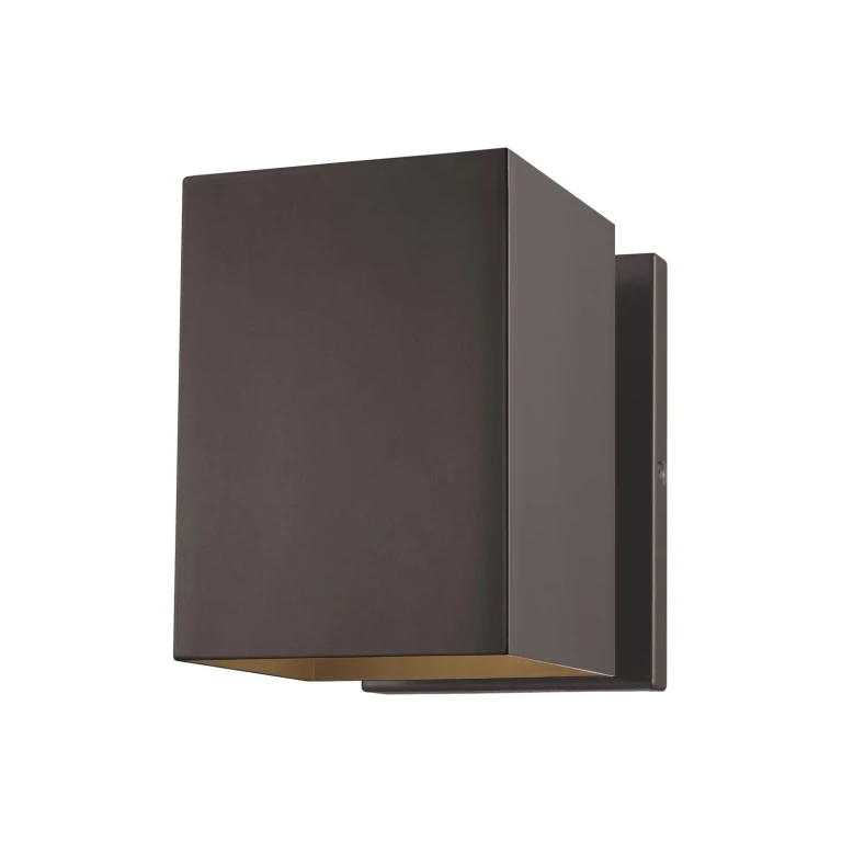 Bronze One Light Outdoor Wall Lantern from the Pohl Collection