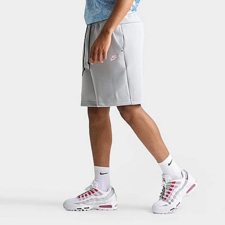 Nike Men's Tech Fleece Shorts in Smoke Grey/White Size: Small