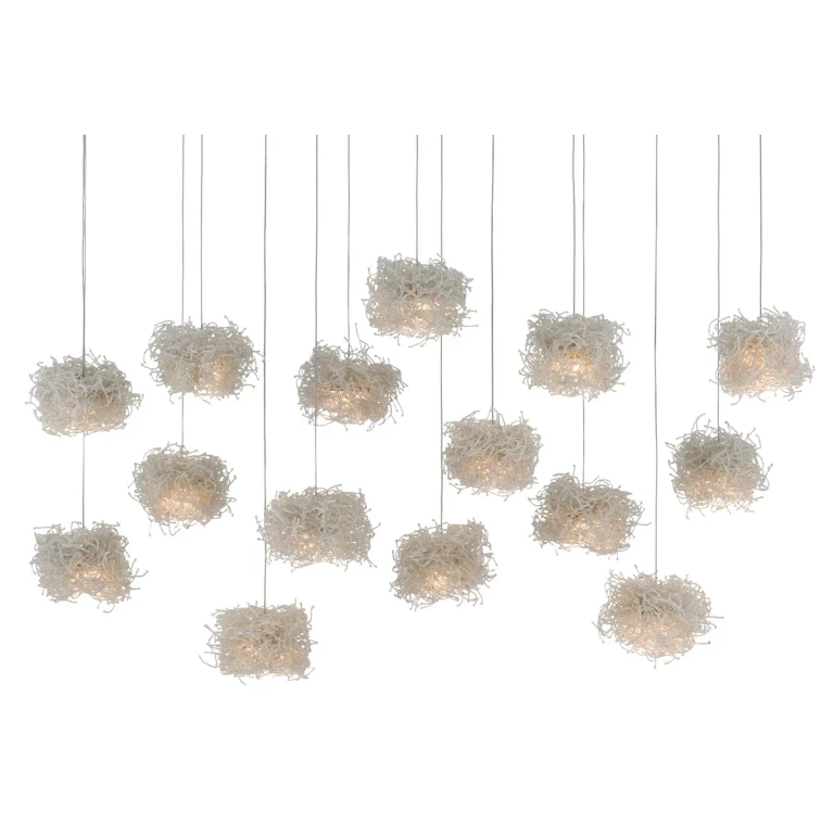 Clear 15 Light Pendant from the Birds Collection