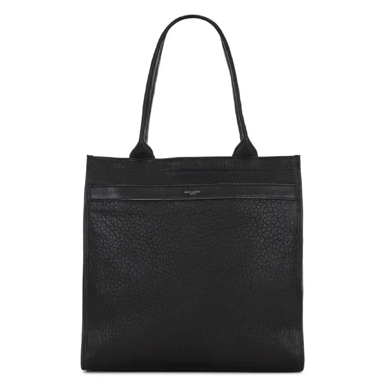 Saint Laurent Sac Cabas Leather Tote Bag
