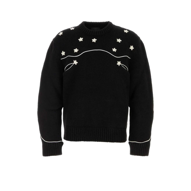Valentino Black Wool Sweater