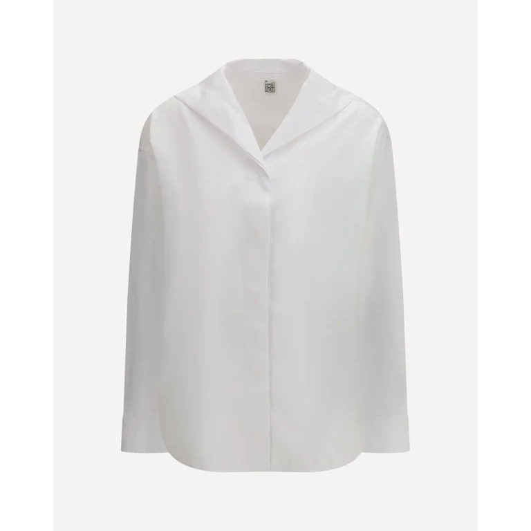 TOTEME High-Collar Shirt Female 40