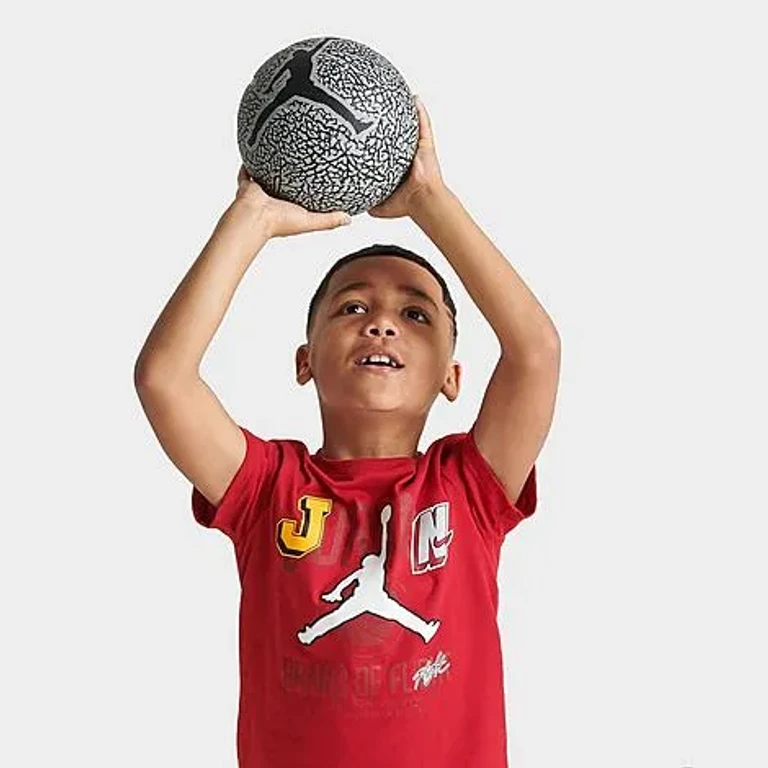 Kids Skills Mini Basketball in Black/Elephant Print