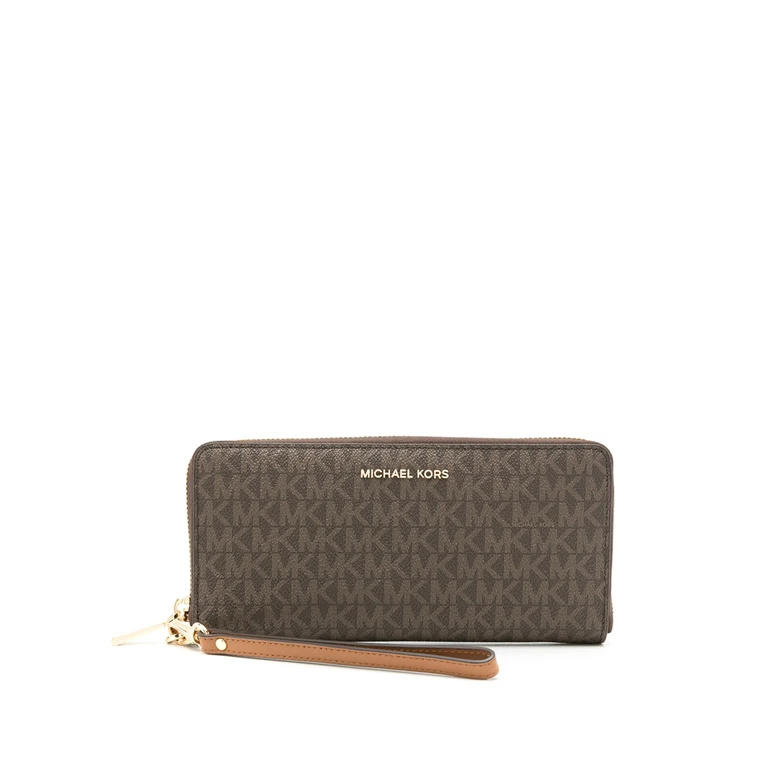 Michael Kors Travel Continental Brown Portafoglio - Women