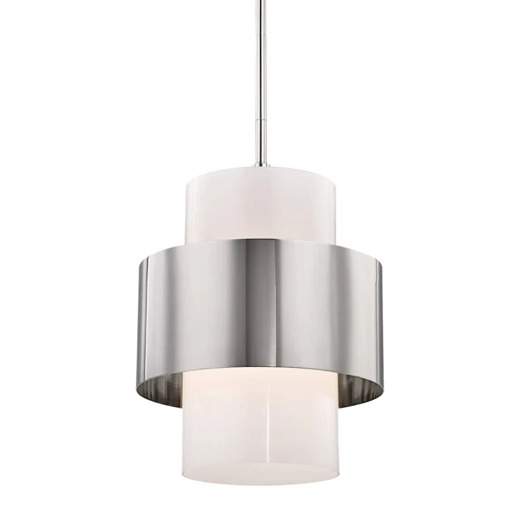 Corinth Pendant Light in Polished Nickel