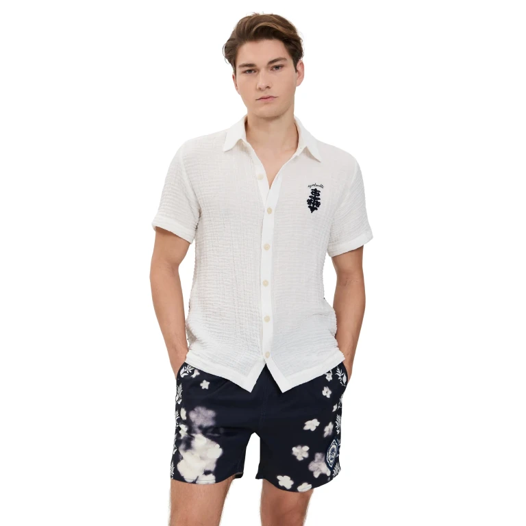 Agua Bendita Jack Embroidered Shirt Multicolor L