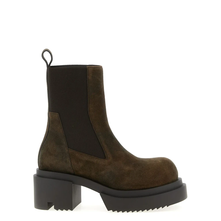 Rick Owens beatle Bogun Ankle Boots