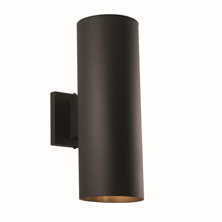 Textured Black Two Light Outdoor Wall Mount from the Chiasso Collection