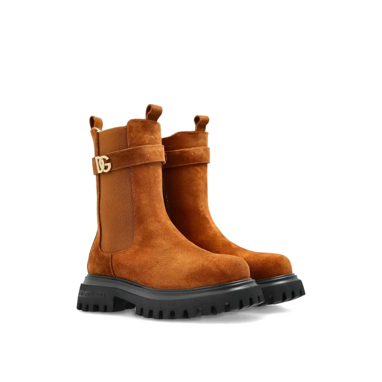 Dolce & Gabbana Jr Bottes - Camel