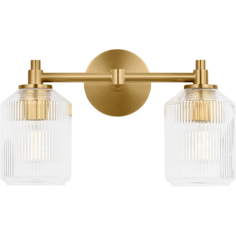 Burnished Brass Bathroom Vanity Light from the Barstow Collection