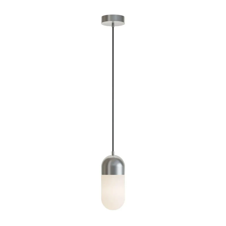 Satin Nickel LED Pendant from the Irvine Collection