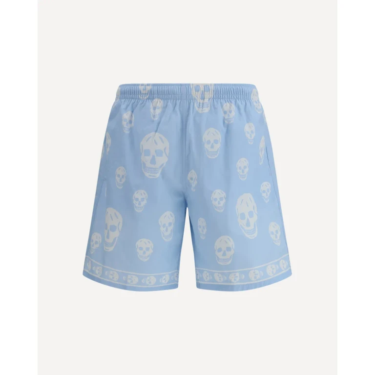 Short de bain Alexander McQueen à motif tête de mort