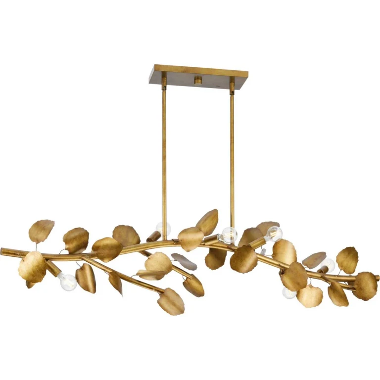 Gold Ombre Seven Light Island Pendant from the Laurel Collection