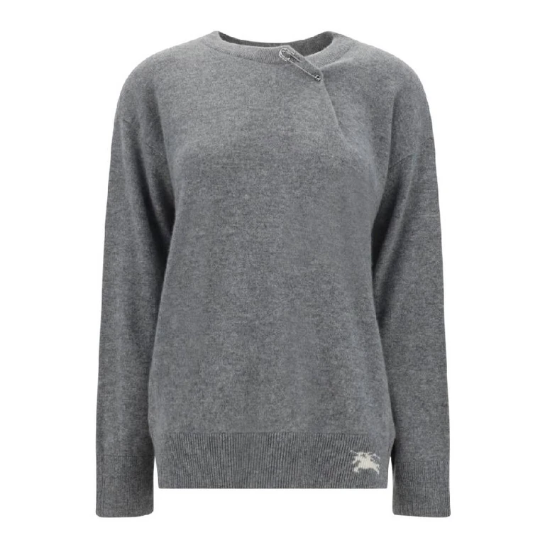 Burberry Womens EKD Cashmere Sweater, Size Large