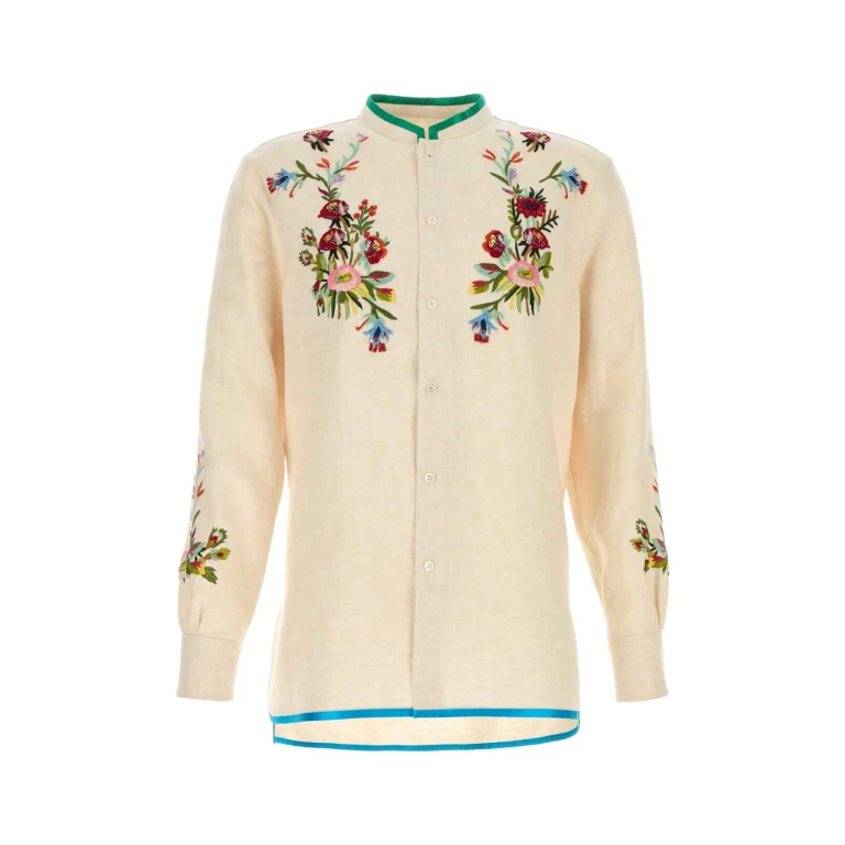 Valentino Garavani Ivory Linen Shirt