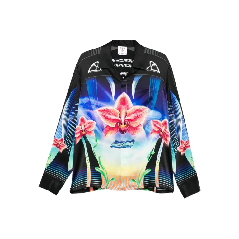 Casablanca Orchid Racer Shirt