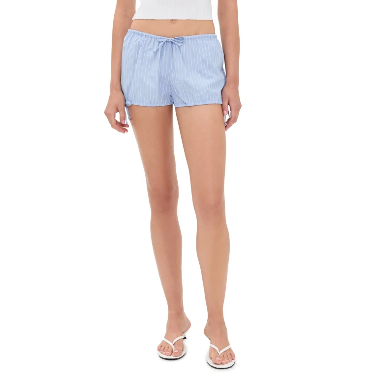 GUIZIO Stripe Bloomers Shorts Blue/White XXL