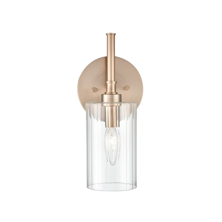 Modern Gold One Light Wall Sconce from the Chastine Collection